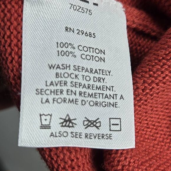 Pendleton Sweater 1/4 Zip Cotton Made In Japan Large - Picture 10 of 11